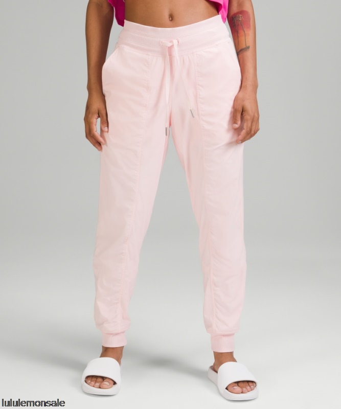 Lululemon Damen DELULU255 | Tanzstudio Gefütterter Halbhoher Jogger Erdbeermilchshake